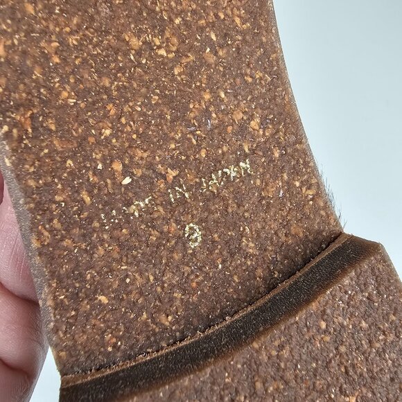 U. Dot Japanese Black Calf Hair Fur Slip-On Flat Mules Shoes Womens‎ 9 - Picture 6 of 10